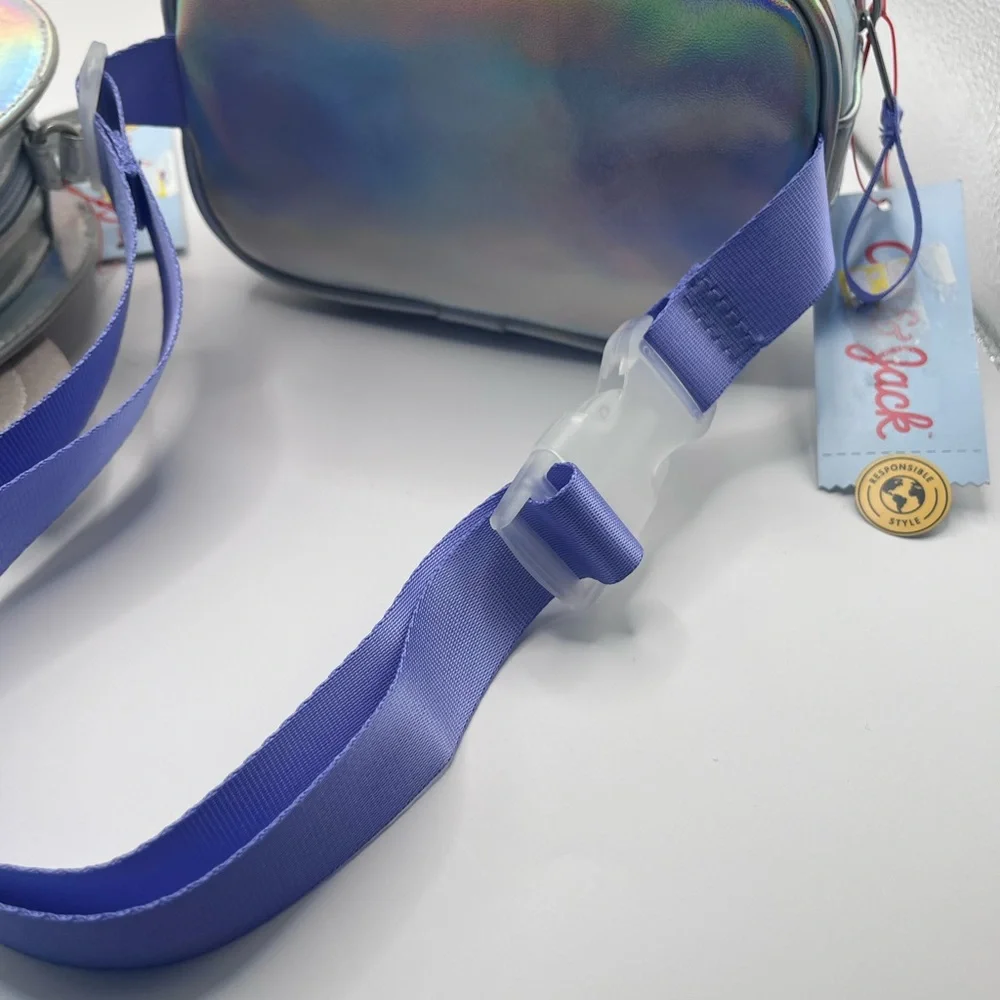 NWT Unicorn Donut iridescent crossbody purse,‎ and sparkle crossbody cat & jack